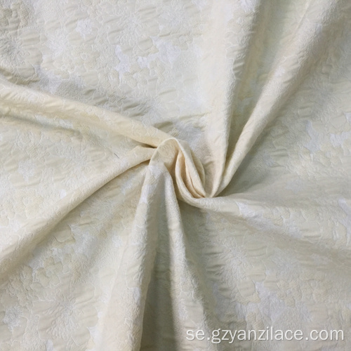 Beige Brocade Fabric Jacquard Fabric